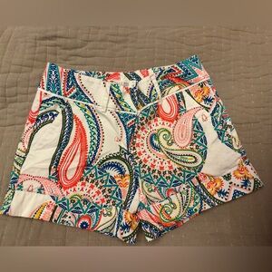 New York & Company Paisley Women's Shorts Sz 0